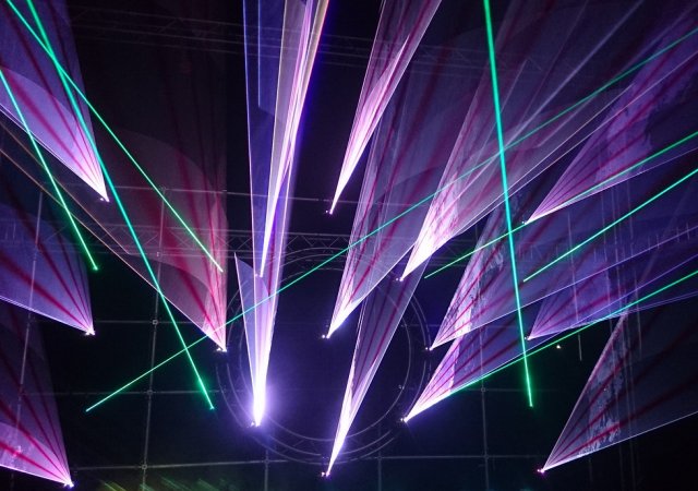 Lasershow von SH sound & light Veranstaltungstechnik