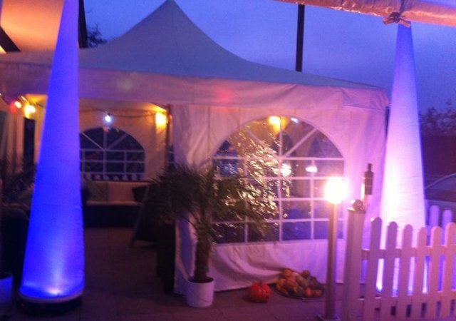 Halloween DJ Set Eingangsbereich